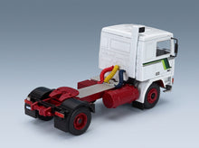Volvo F10 Tractor Truck 2-Axle 1983 White Green Red IXO Models 1:43 scale model - rear three-quarter view