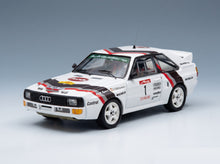Audi Sport Quattro No. 1 Röhrl Geistdörfer Rally Metz 1984 Trofeu 1:43 scale model - front three-quarter view