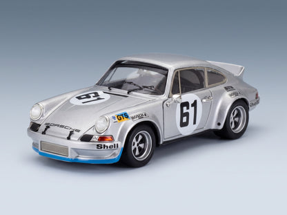 Porsche 911 Carrera RSR Martini Racing No. 61 Schurti Koinigg 4h Le Mans 1973 Trofeu 1:43 scale model - front three-quarter view