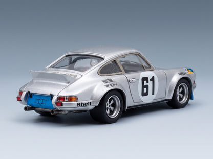 Porsche 911 Carrera RSR Martini Racing No. 61 Schurti Koinigg 4h Le Mans 1973 Trofeu 1:43 scale model - rear three-quarter view