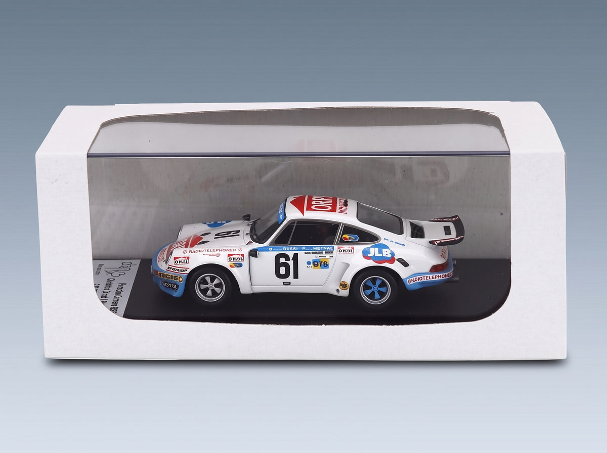 Porsche 911 Carrera RSR Ecurie Armagnac Bogorre No. 61 Bussi Metral 24h Le Mans 1975 Trofeu 1:43 scale model - original packaging