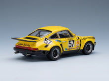 Porsche 911 Carrera RSR Ganto Racing No. 57 Rulon-Miller Waugh Godard 24h Le Mans 1975 Trofeu 1:43 scale model - rear three-quarter view