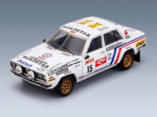 Datsun 160J No. 15 Pitkänen Paalama Rally 1000 Lakes 1979 Night Version Trofeu 1:43 scale model - front three-quarter view