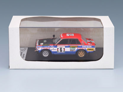 Datsun 160J Night Version No. 6 Aaltonen Drews Safari Rally 1978 Trofeu 1:43 scale model - original packaging