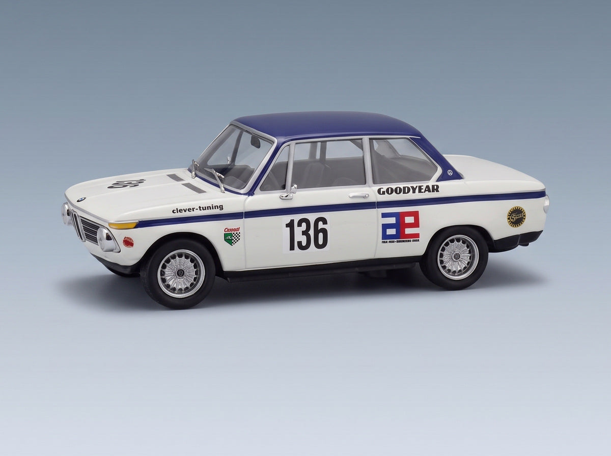 BMW 1602 No. 136 Helmut Elmar Clever 300 km Nürburgring 1971 Trofeu 1:43 scale model - side view