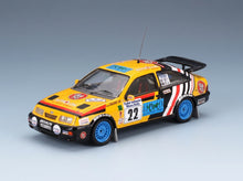 Ford Sierra RS Cosworth No. 22 Prochowski Hardie Rally Manx 1988 Trofeu 1:43 scale model - front three-quarter view