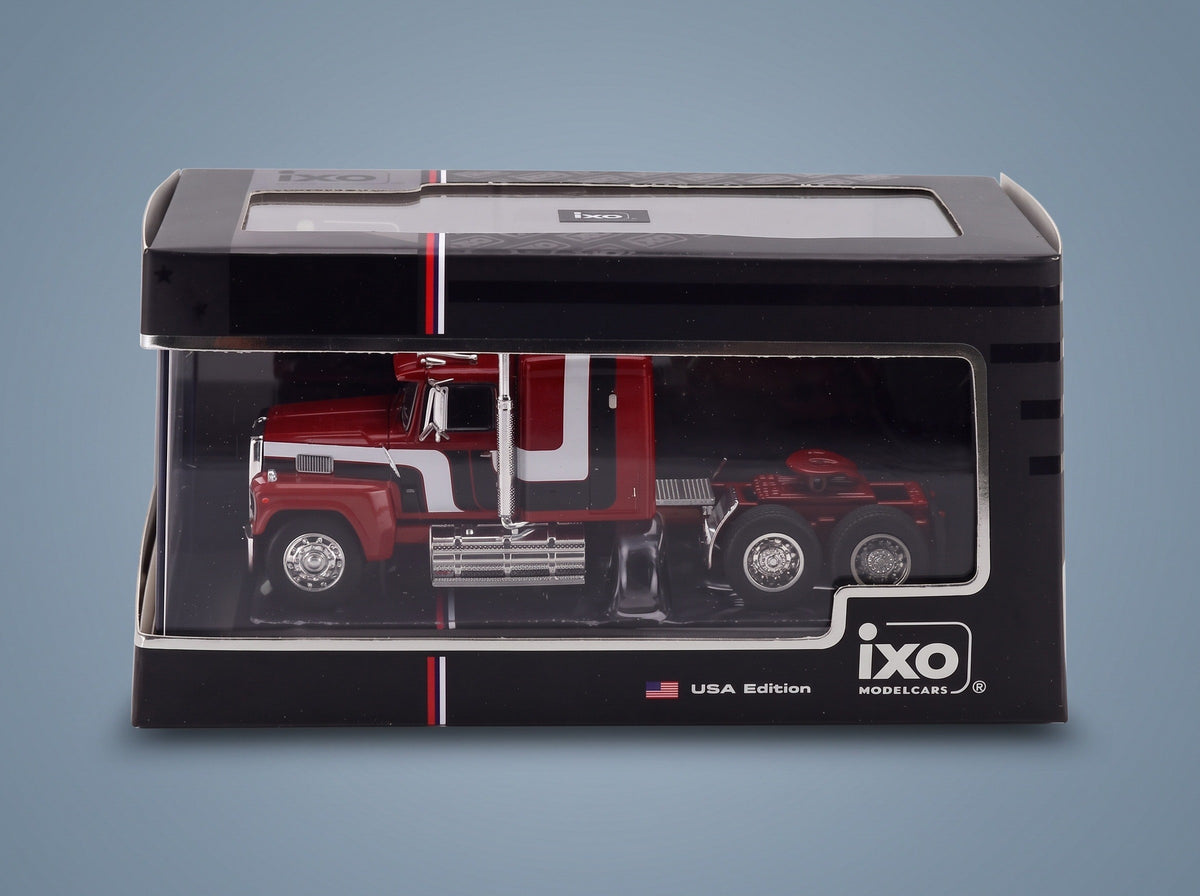 Ford LTL-9000 Tractor Truck 1978 Red White Black IXO Models 1:64 scale model - original packaging