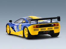McLaren F1 GTR No. 3 Flux Ulrich British GT Championship 1996 Spark Model 1:43 scale model - rear three-quarter view