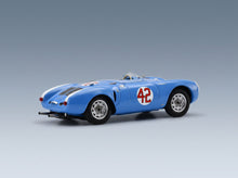 Porsche 550 Spyder No. 42 Crawford Linge von Hanstein 12h Sebring 1956 Spark Model 1:43 scale model - side view