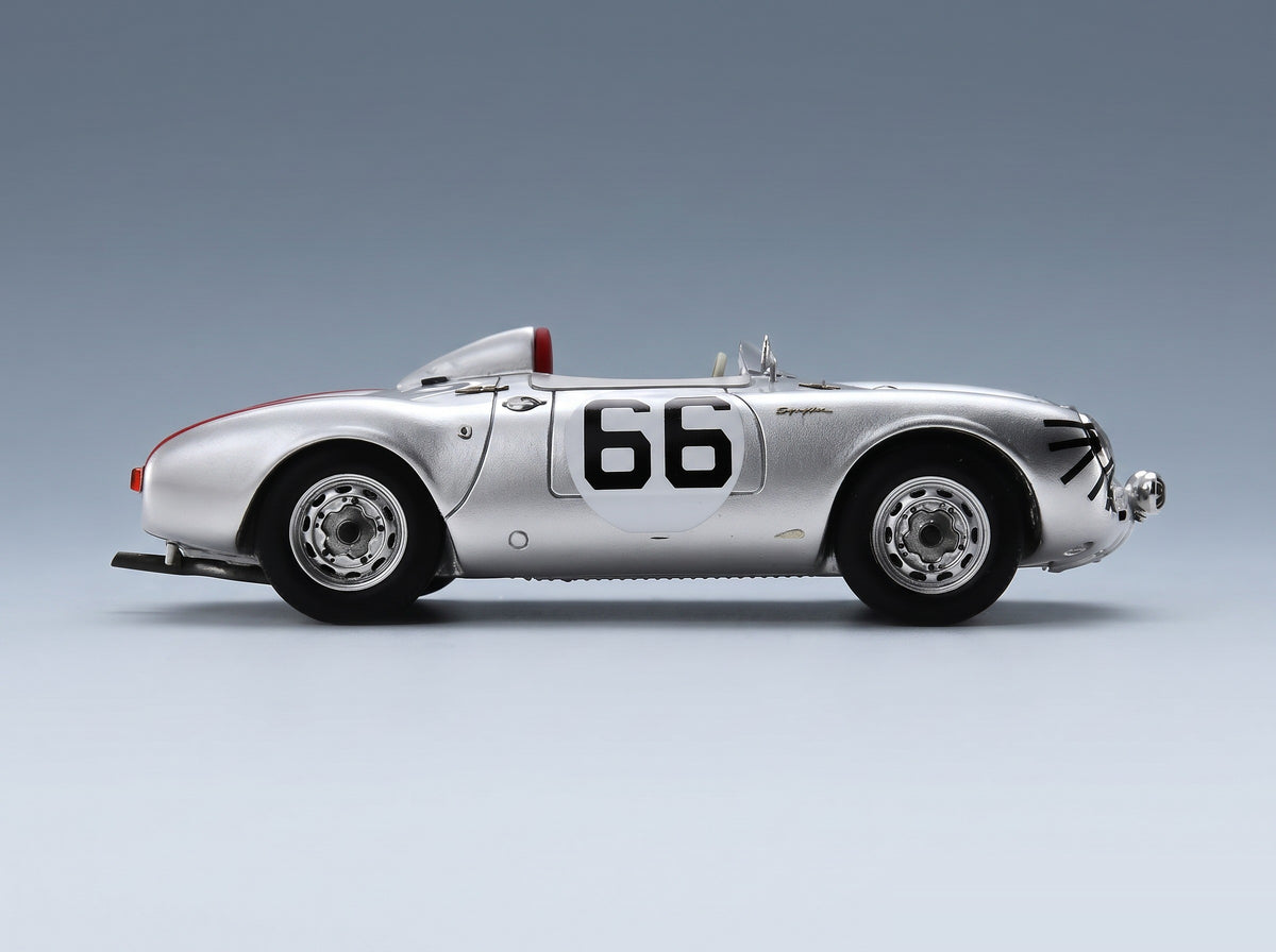 Porsche 550 Spyder No. 66 Marshall Brundage von Hanstein 12h Sebring 1956 Spark Model 1:43 scale model - side view