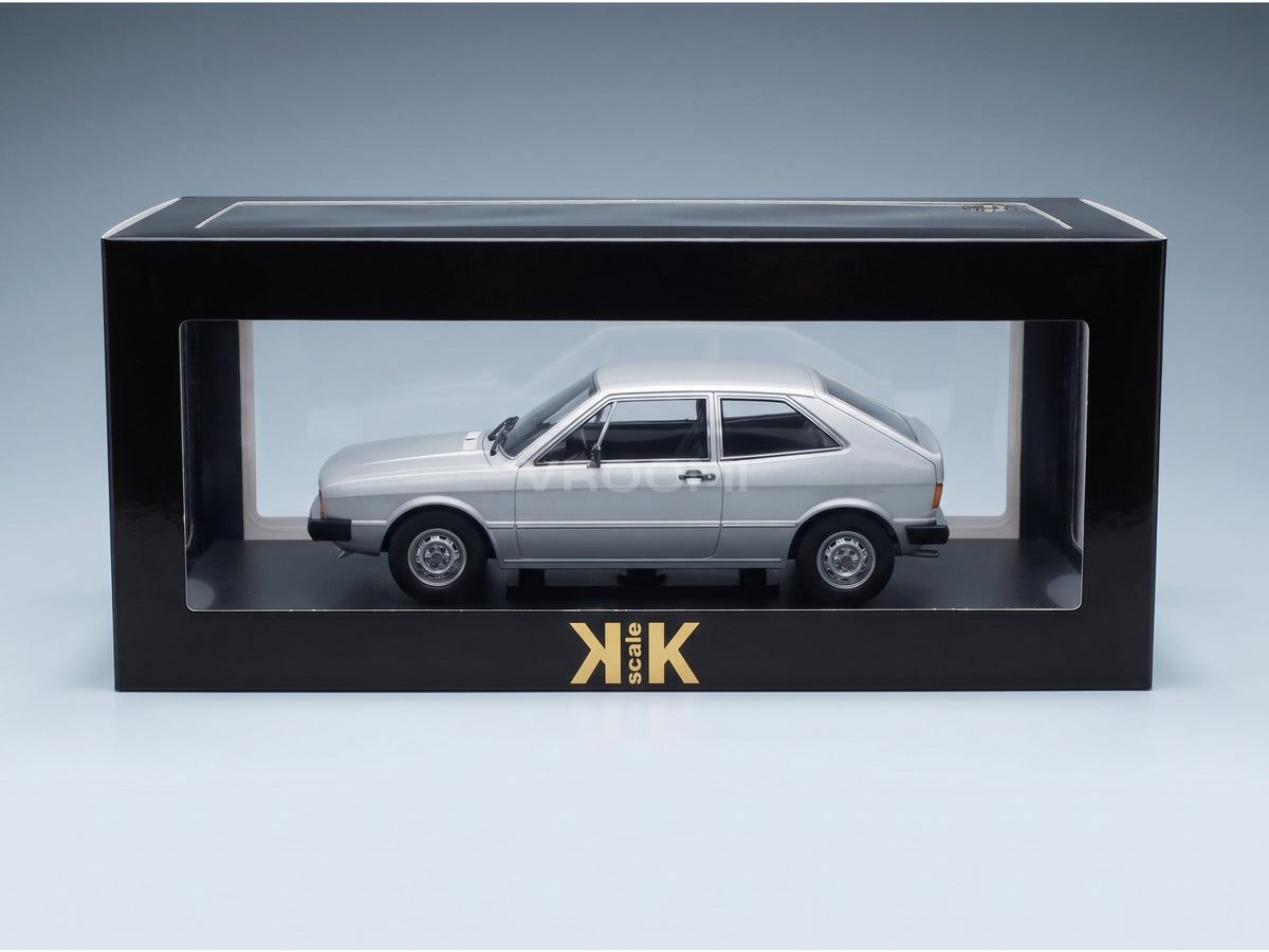 Volkswagen Scirocco MkI L 1975 Silver KK Scale 1:18 scale model - original packaging