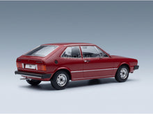 Volkswagen Scirocco MkI TS 1976 Red KK Scale 1:18 scale model - rear three-quarter view