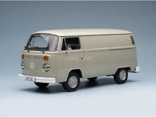 Volkswagen T2b Delivery Van 1972 Light Grey KK Scale 1:18 scale model - front three-quarter view
