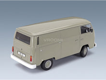 Volkswagen T2b Delivery Van 1972 Light Grey KK Scale 1:18 scale model - rear three-quarter view