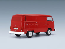 Volkswagen T2b Delivery Van 1972 Red KK Scale 1:18 scale model - rear three-quarter view