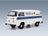 Volkswagen T2b Delivery Van Porsche Martini Racing 1972 White KK Scale 1:18 scale model - front three-quarter view