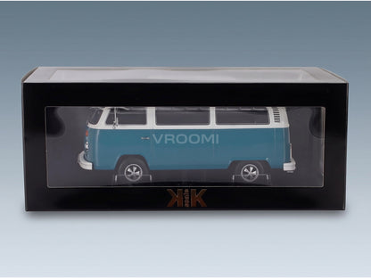 Volkswagen T2b Minibus 1972 Blue White with Fuchs Rims KK Scale 1:18 scale model - original packaging