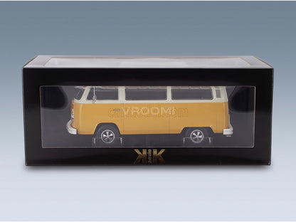 Volkswagen T2b Minibus 1972 Yellow White with Fuchs Rims KK Scale 1:18 scale model - original packaging