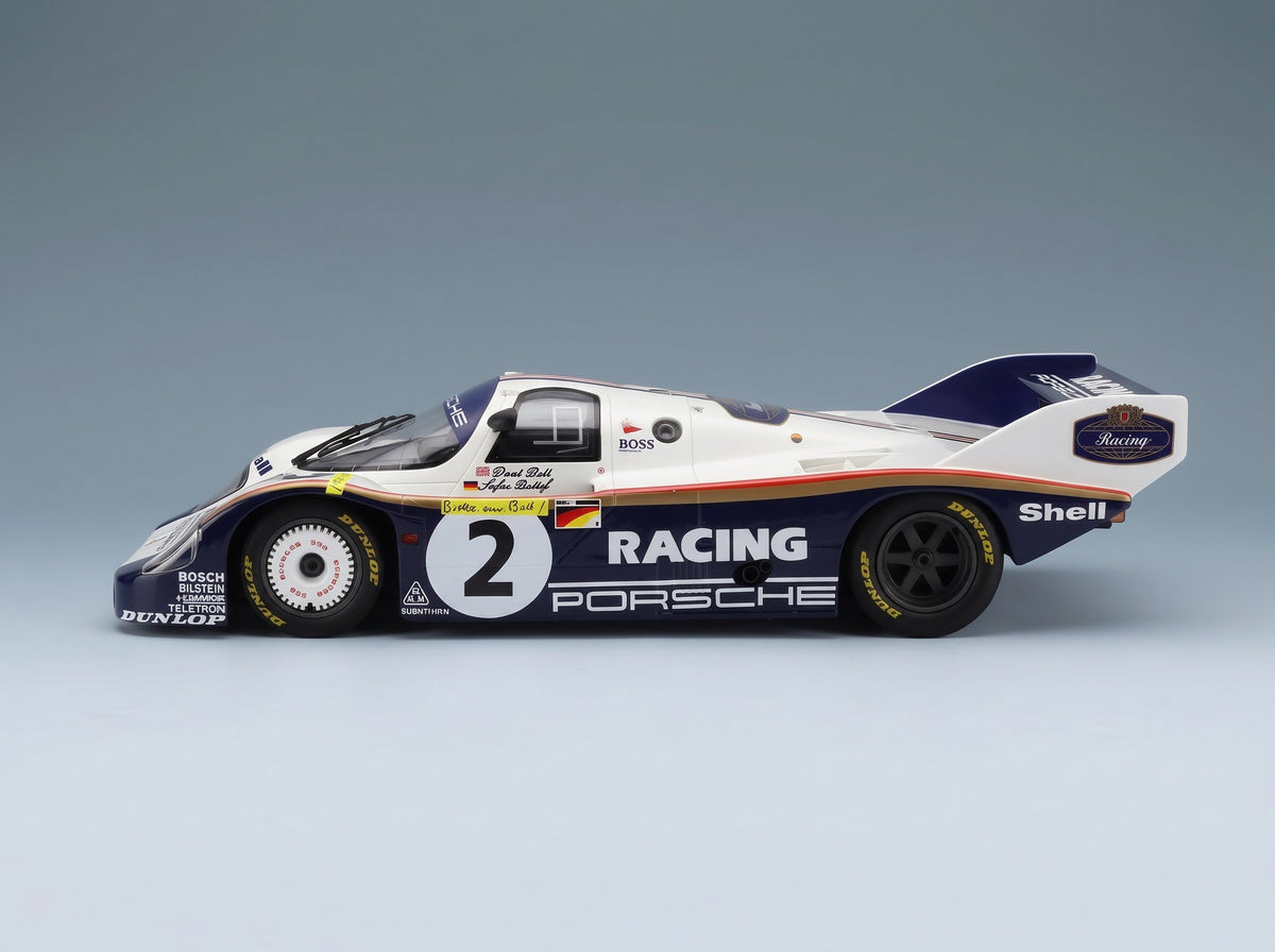 Porsche 956K Porsche Racing No. 2 Stefan Bellof Derek Bell 1000km Nürburgring Record Lap Nordschleife 6:11.13 min 1983 Werk83 1:12 scale model - side view