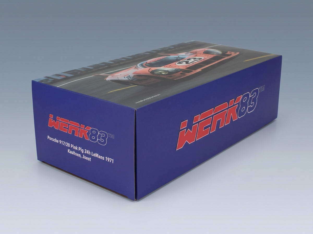 Porsche 917/20 4.9L Martini International Racing No. 23 Reinhold Joest Willi Kauhsen 24h Le Mans 1971 Werk83 1:12 scale model - original packaging