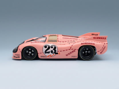 Porsche 917/20 Team Martini International Racing No. 23 Reinhold Joest Willi Kauhsen 24h Le Mans 1971 Werk83 1:12 scale model - side view