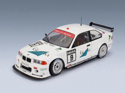 BMW M3 (E36) Coupé Team Linder No. 9 Frank Schmickler DTM 1994 Werk83 1:18 scale model - front three-quarter view
