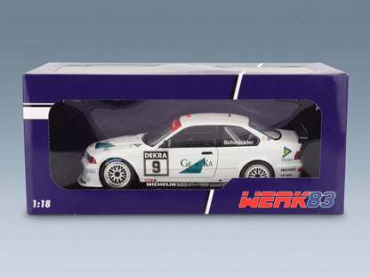 BMW M3 (E36) Coupé Team Linder No. 9 Frank Schmickler DTM 1994 Werk83 1:18 scale model - original packaging