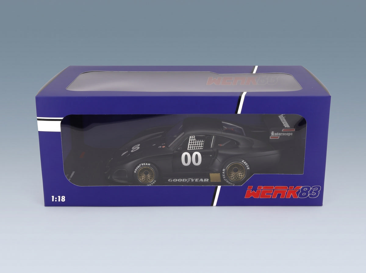 Porsche 935 K4 Turbo Interscope Racing No. 00 D. Ongais IMSA 1981 Werk83 1:18 scale model - original packaging