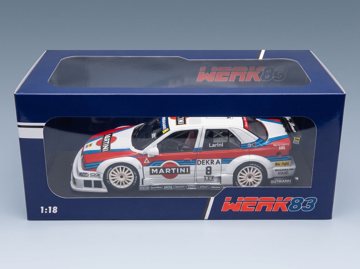 Alfa Romeo 155 V6 TI Martini Racing No. 8 Nicola Larini ITC 1995 Werk83 1:18 scale model - original packaging