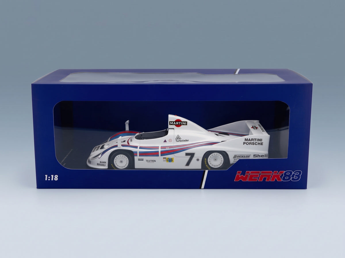 Porsche 936/77 Team Martini Racing No. 7 Haywood Gregg Joest 3rd 24h Le Mans 1978 Werk83 1:18 scale model - original packaging