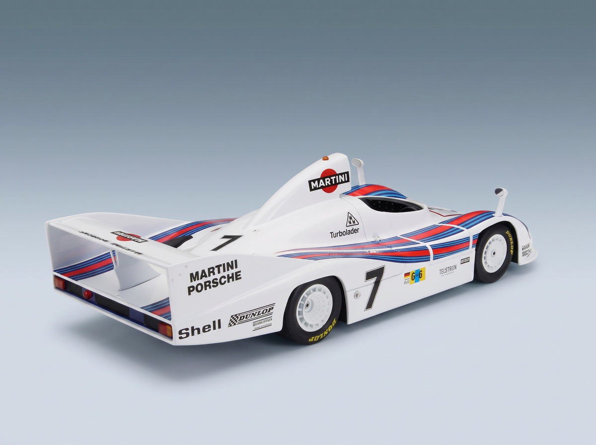 Porsche 936/77 Team Martini Racing No. 7 Haywood Gregg Joest 3rd 24h Le Mans 1978 Werk83 1:18 scale model - rear three-quarter view