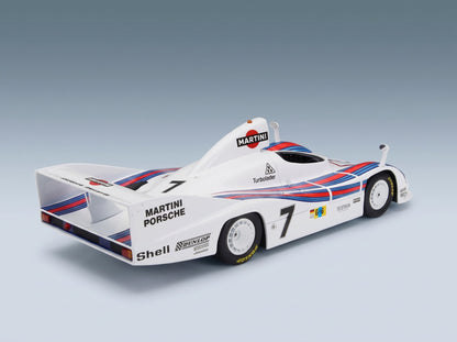 Porsche 936/77 Team Martini Racing No. 7 Haywood Gregg Joest 3rd 24h Le Mans 1978 Werk83 1:18 scale model - rear three-quarter view