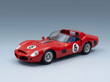 Ferrari 330 TRI/LM Spider 4.0L V12 Team Spa Ferrari SEFAC No. 6 Oliver Gendebien Phil Hill Winner 24h Le Mans 1962 Werk83 1:18 scale model - front three-quarter view