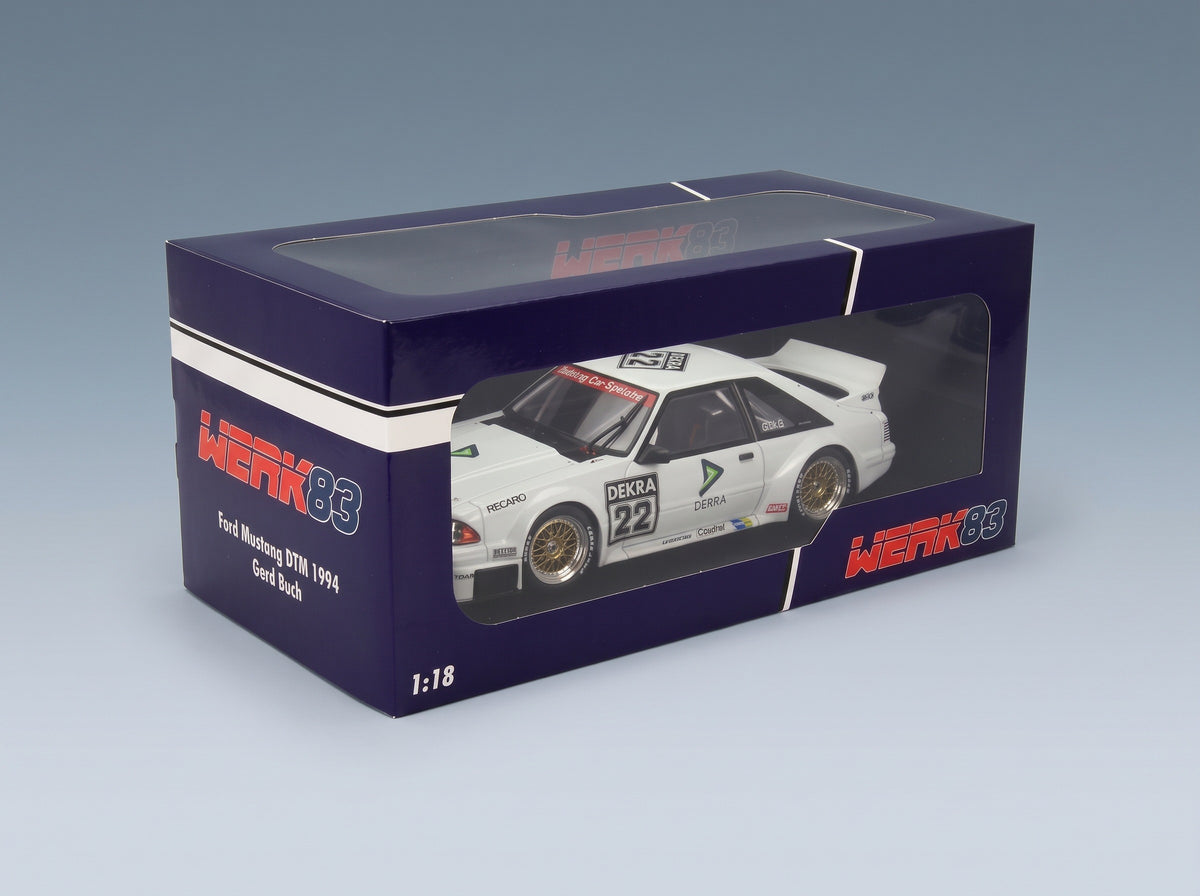 Ford Mustang 5.0 No. 22 Gerd Ruch DTM Season 1994 Werk83 1:18 scale model - original packaging