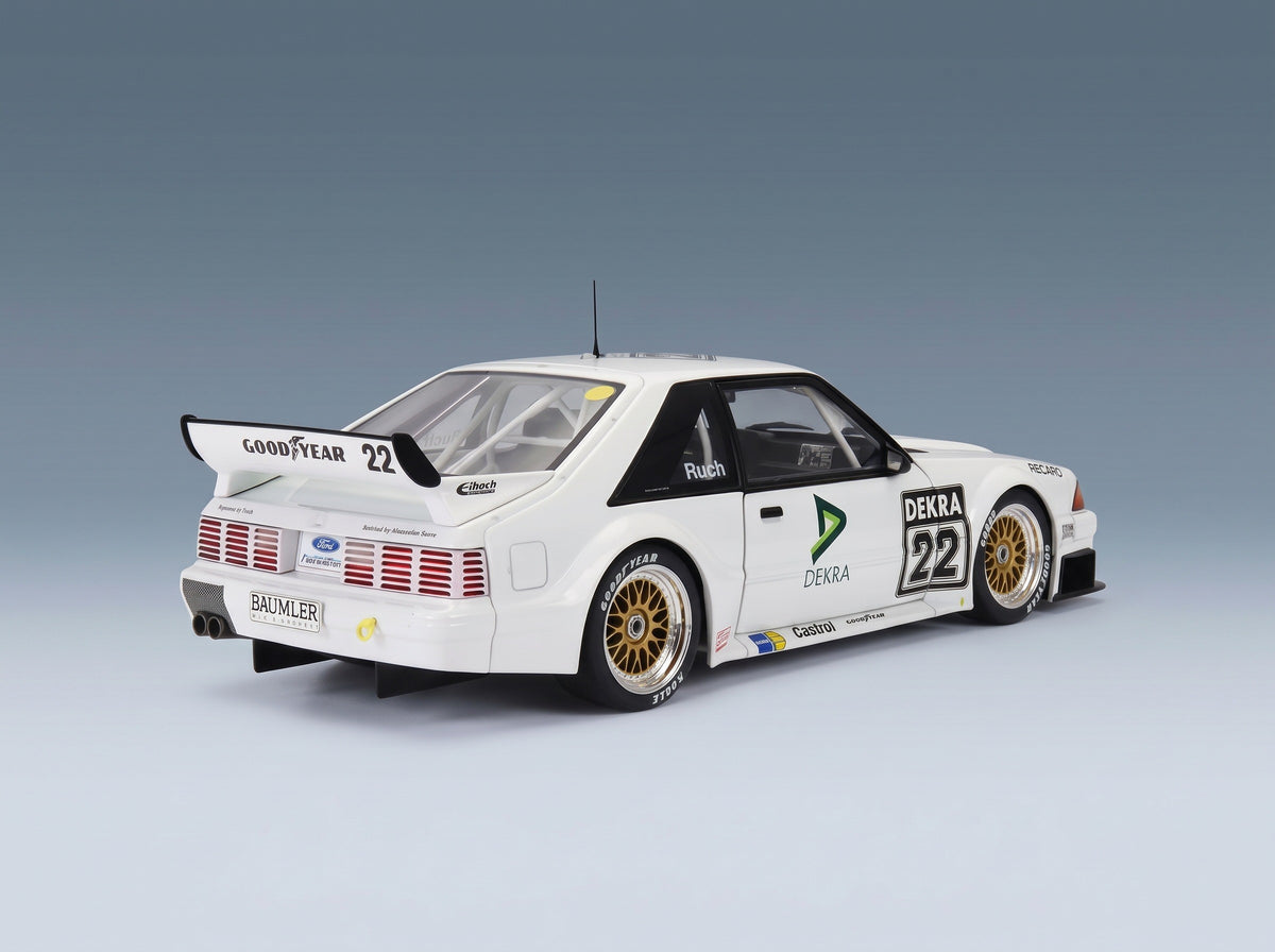 Ford Mustang 5.0 No. 22 Gerd Ruch DTM Season 1994 Werk83 1:18 scale model - rear three-quarter view