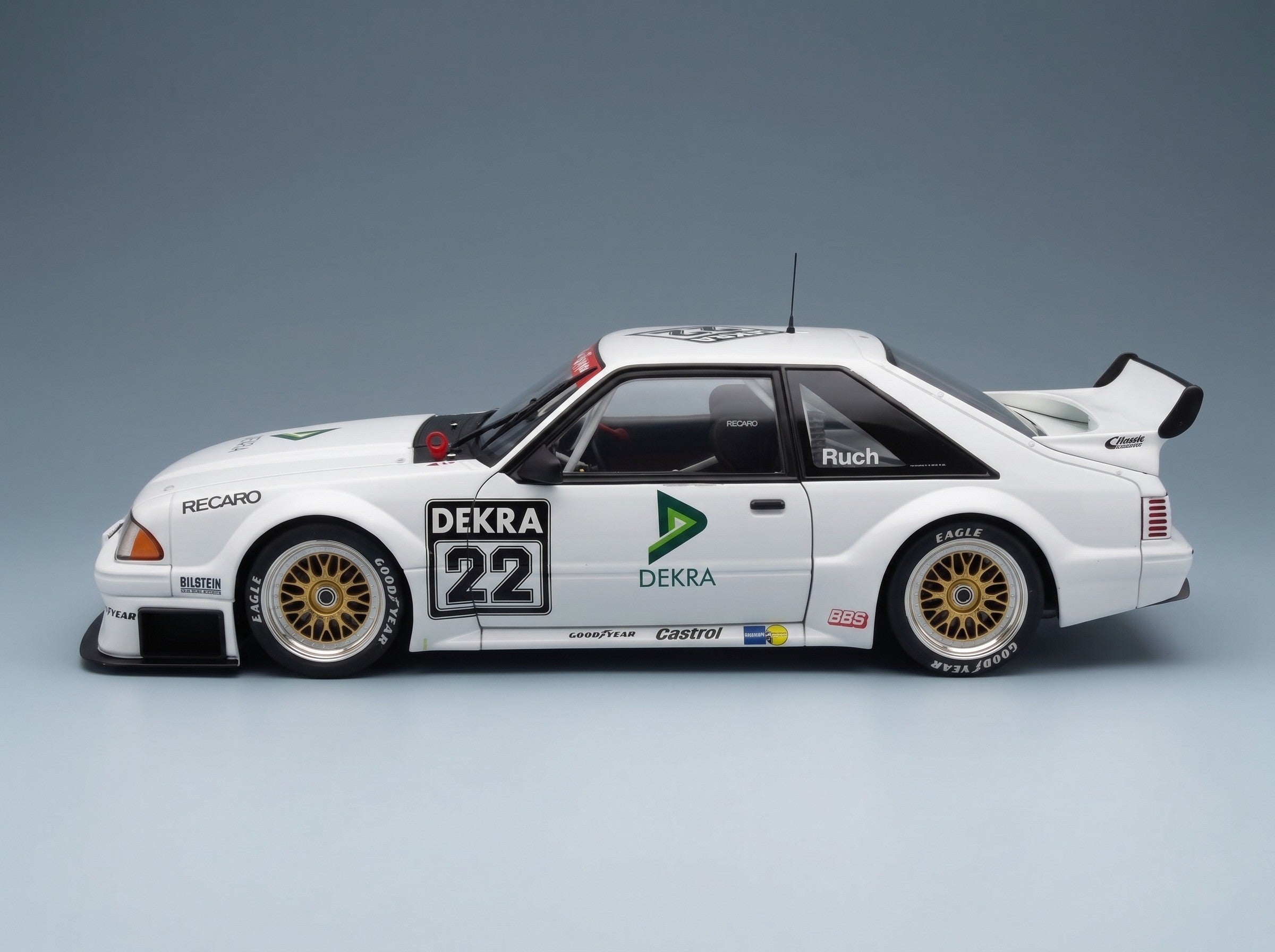 Ford Mustang 5.0 No. 22 Gerd Ruch DTM Season 1994 Werk83 1:18 scale model - side view