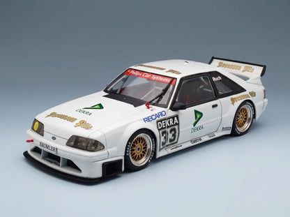Ford Mustang 5.0 GT Ruch Motorsport No. 33 Gerd Ruch DTM 1993 Werk83 1:18 scale model - front three-quarter view