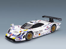 Porsche 911 GT1-98 3.2L Turbo Porsche AG Mobil-1 No. 25 2nd 24h Le Mans 1998 Uwe Alzen Jorg Muller Bob Wollek Werk83 1:18 scale model - front three-quarter view