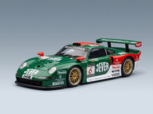 Porsche 911 GT1-98 Team Zakspeed Racing No. 6 Michael Bartels Armin Hahne FIA GT Championship Silverstone 1998 Werk83 1:18 scale model - front three-quarter view