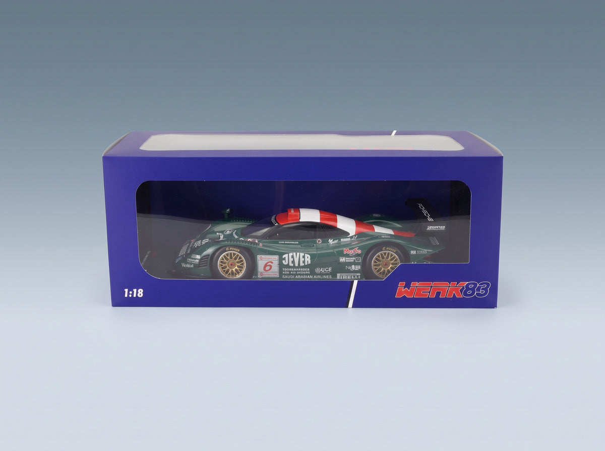Porsche 911 GT1-98 Team Zakspeed Racing No. 6 Michael Bartels Armin Hahne FIA GT Championship Silverstone 1998 Werk83 1:18 scale model - original packaging