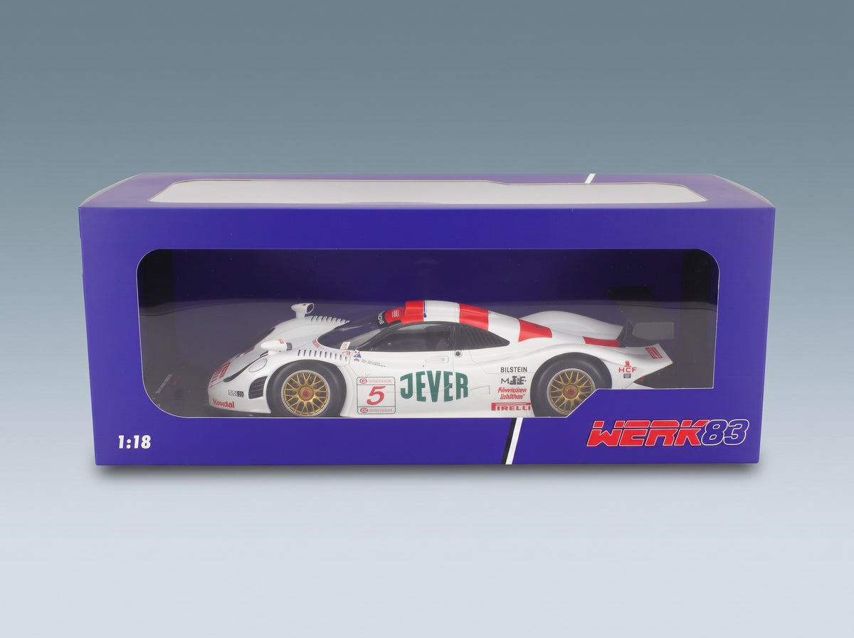Porsche 911 GT1-98 Team Zakspeed Racing No. 5 Alexander Grau Andreas Sheld 4th FIA GT Championship Oschersleben 1998 Werk83 1:18 scale model - original packaging
