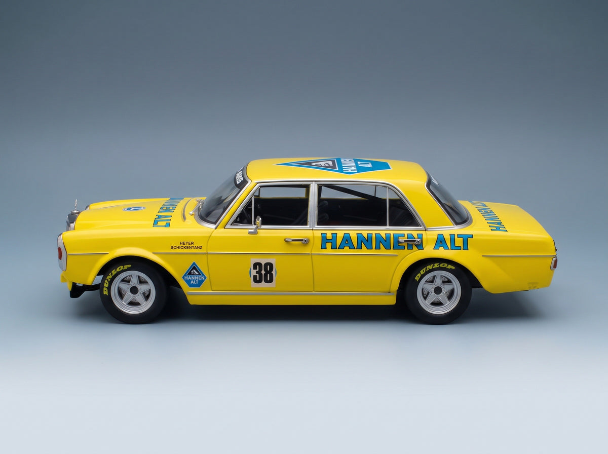Mercedes-Benz 300 SEL 6.8 Team Hannen Alt No. 38 Hans Heyer Hockenheim 1971 Werk83 1:18 scale model - side view