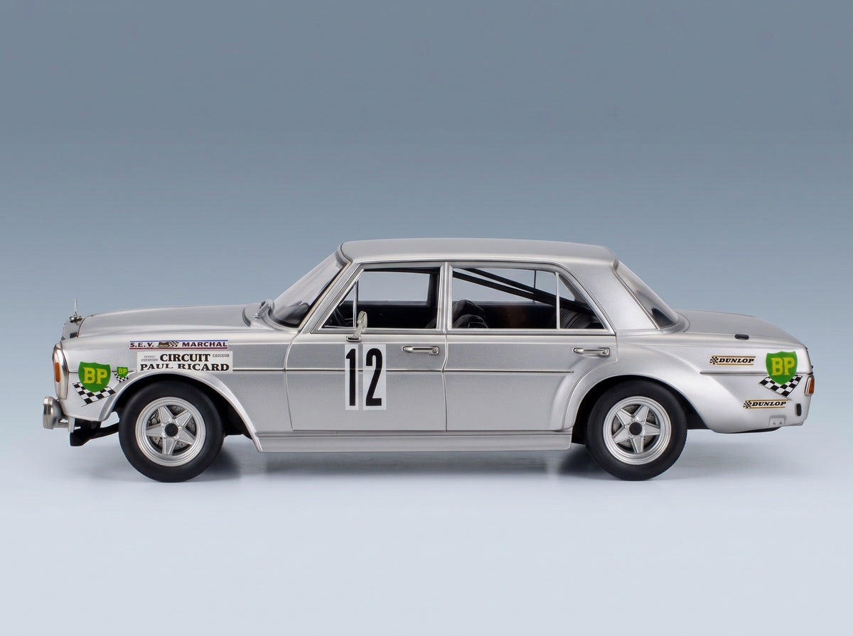 Mercedes-Benz 300 SEL 6.8 AMG No. 12 Behrmann Jabouille Dolhem 12h Paul Ricard 1971 Werk83 1:18 scale model - side view