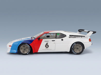 BMW M1 Werksdesign No. 6 Nelson Piquet Procar Series 1979 Werk83 1:18 scale model - side view