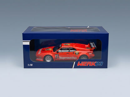BMW M1 Procar (E26) Team Jägermeister No. 31 Kurt König DRT Nürburgring 1982 Werk83 1:18 scale model - original packaging