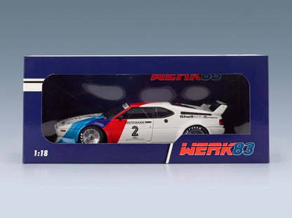 BMW M1 Team BMW Motorsport No. 2 Carlos Reutemann ProCar Series 1979 Werk83 1:18 scale model - original packaging