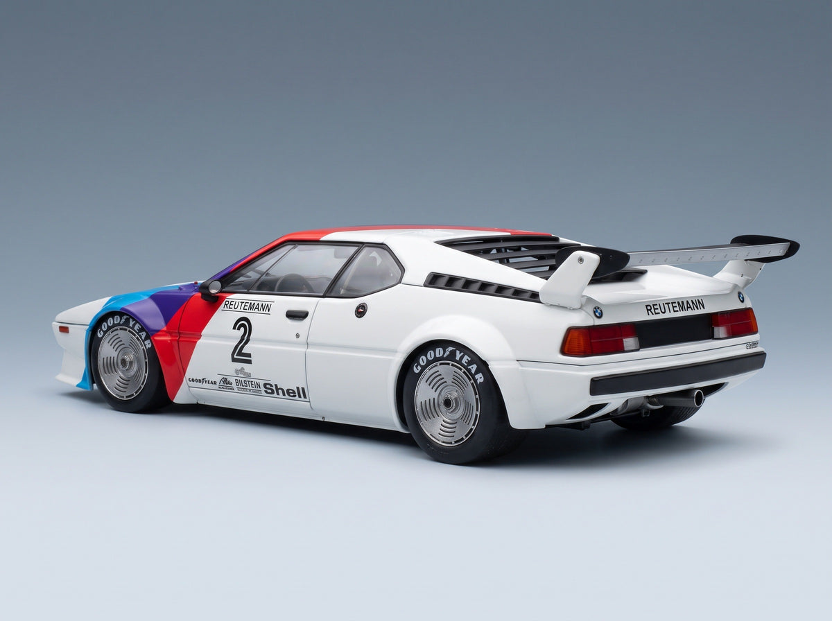 BMW M1 Team BMW Motorsport No. 2 Carlos Reutemann ProCar Series 1979 Werk83 1:18 scale model - rear three-quarter view