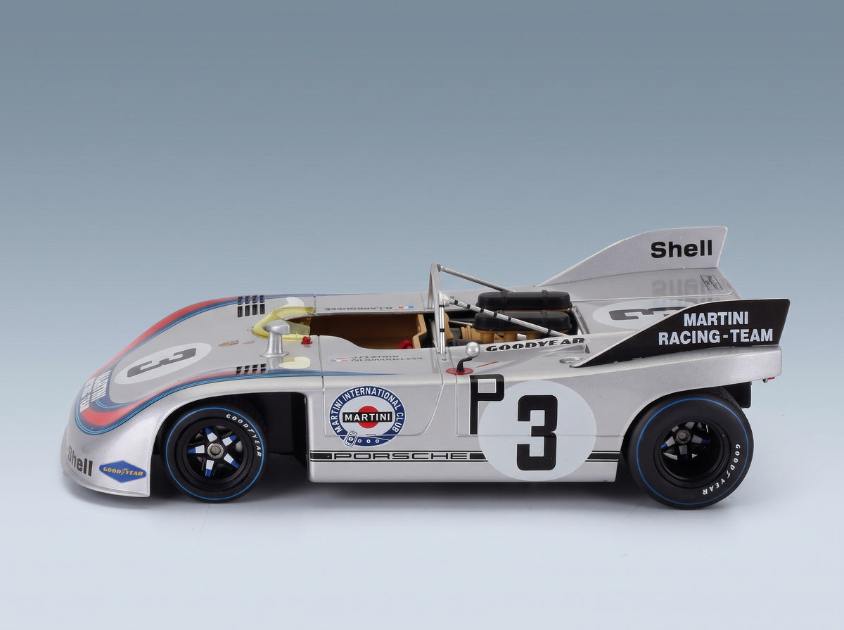 Porsche 908/03 No. 3 Larrousse Winner 1000km Nürburgring 1971 Werk83 1:18 scale model - side view