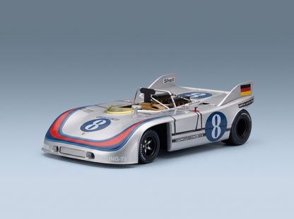 Porsche 908/03 Spider Martini Racing No. 8 Vic Elford Gerard Larrousse Targa Florio 1971 Werk83 1:18 scale model - front three-quarter view