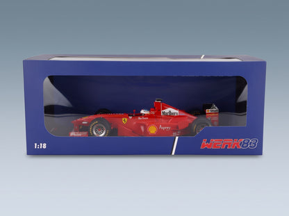 Ferrari F300 No. 3 Michael Schumacher Winner Montreal Canada GP 1998 Werk83 1:18 scale model - original packaging